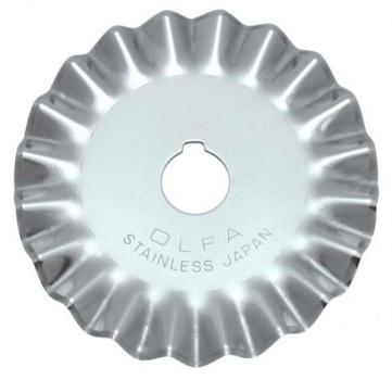 OLFA Ersatzklingen Rollschneider 45 mm im Zackenschnitt